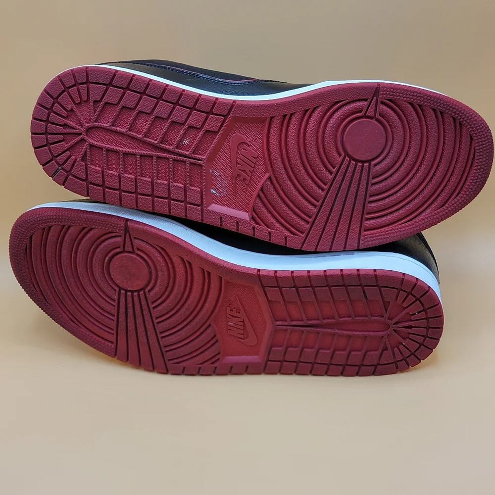 Air Jordan 1‎ Flight 2 Low Black & Red Men's Size 10. #1353